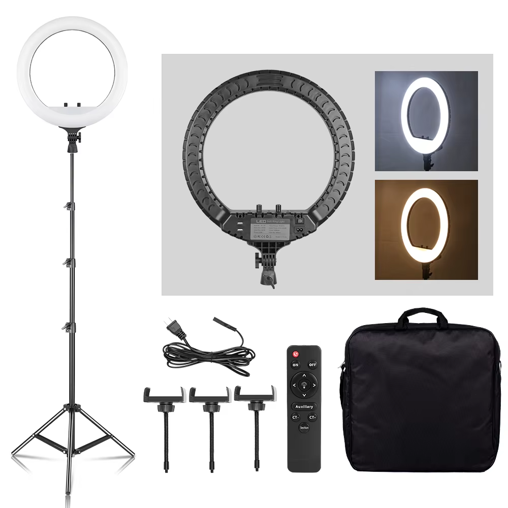 Led Ring Light 18 - SH 18 İnç Düğmeli Halka Işık