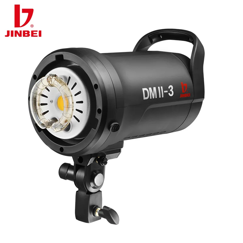 Photography Lighting Kit Portable - JINBEI DMII-3 Stüdyo Flaş 300Ws/GN60 Taşınabilir