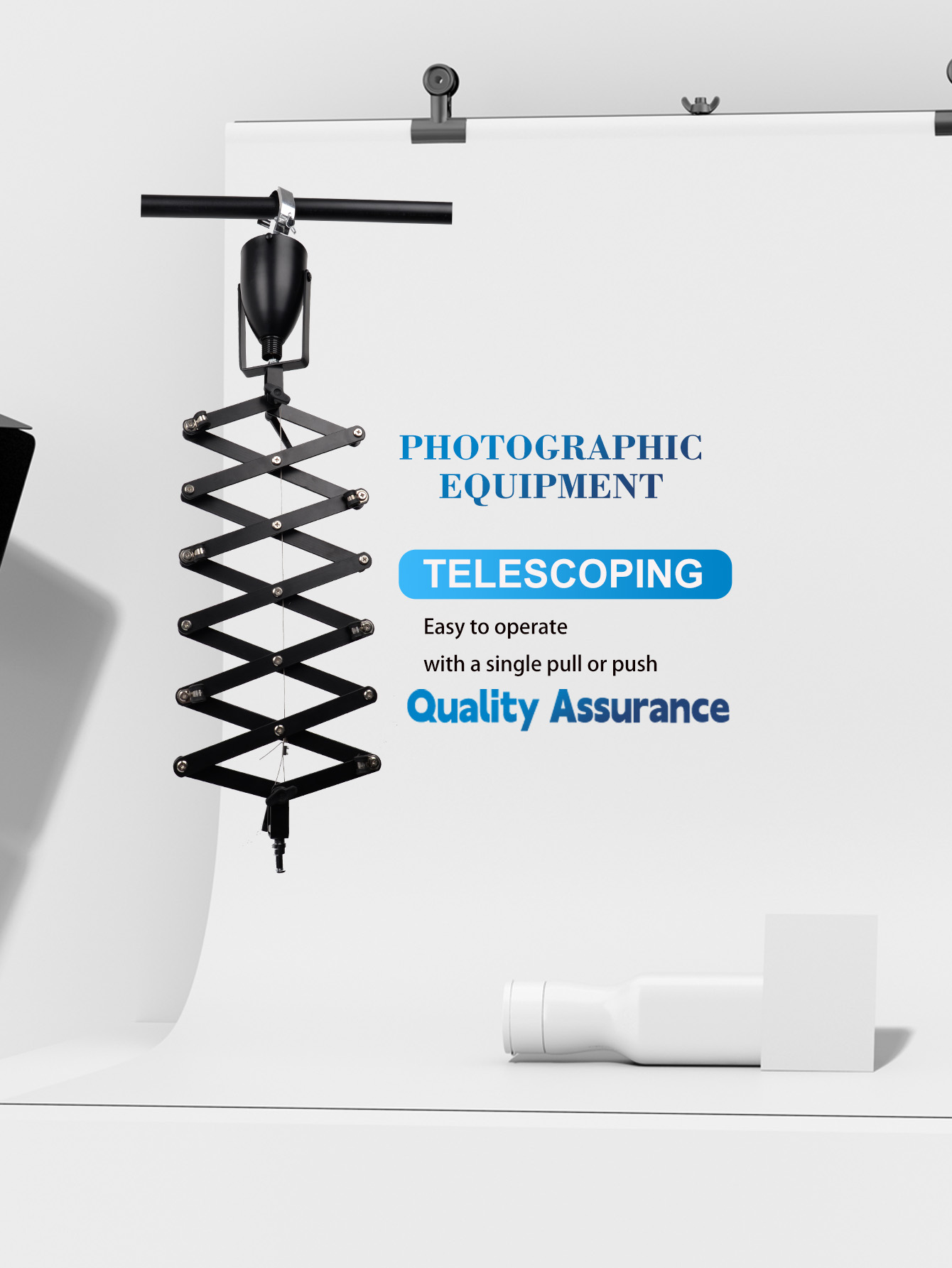 Photography Studio Lighting Set Up - Ayarlanabilir Fotoğraf Işık Standı Kancası ve