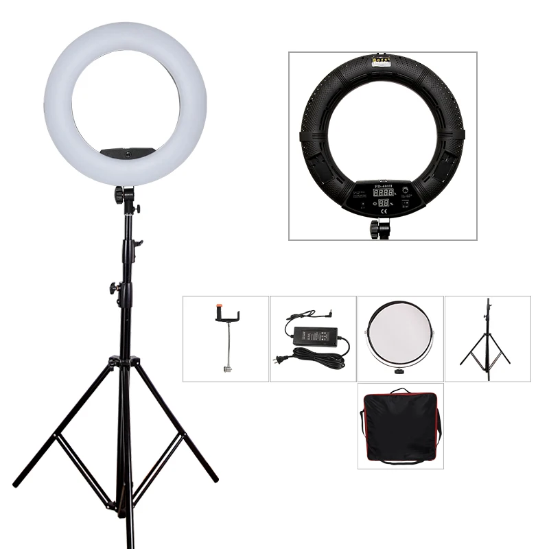 Led Ring Light 18 - Yidoblo Siyah FD-480II 18