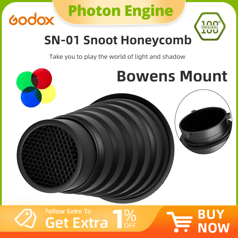 Photography Lighting Kit Godox - GODOX SN-01 Bowens Büyük Snoot Stüdyo