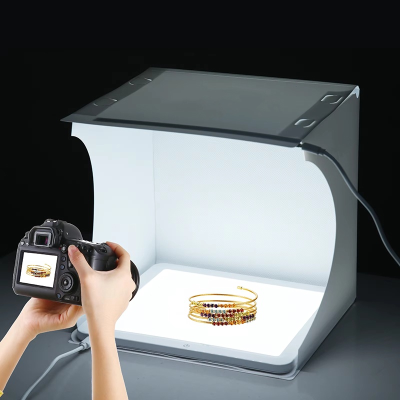 Photography Lighting Tool - 20cm Taşınabilir Fotoğraf Kutusu Fotoğrafçılık Katlanabilir