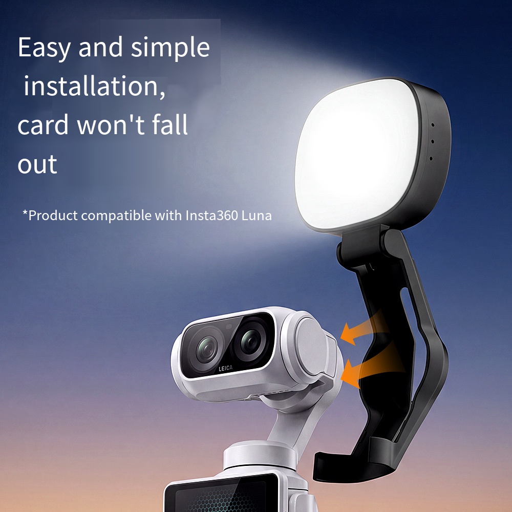 Photography Lighting Kit Portable - Insta360 Luna Ultra Gimbal Kamera Canlı