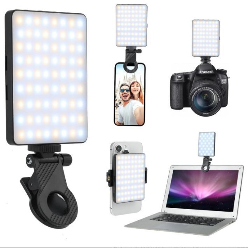 Photography Lighting Led - 1 adet şarj edilebilir LED selfie