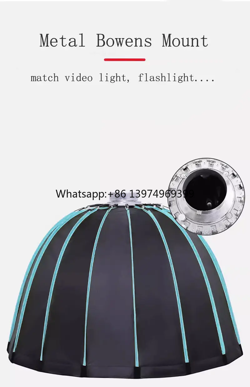 Photography Studio Lighting Set Up - Derin Parabolik Softbox 35in 90cm Izgaralı