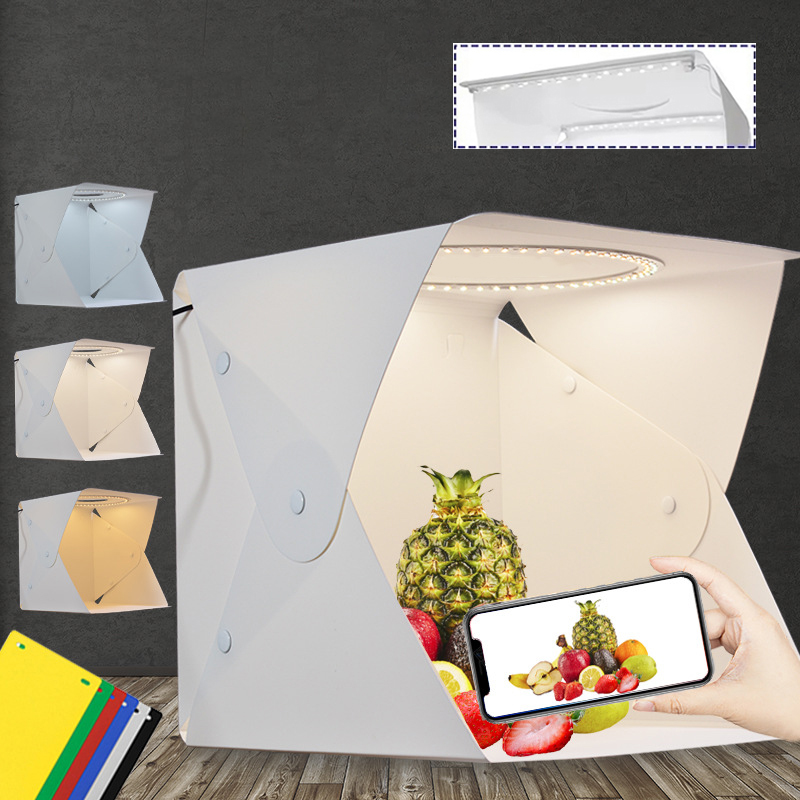 Softbox Portable Strip - Mini Katlanır fotoğraf kabini Softbox Küçük