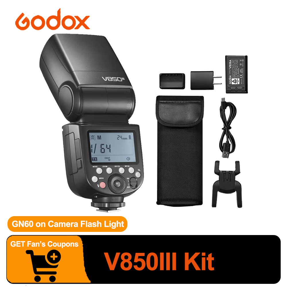 Photography Lighting Kit Godox - Godox V850III Kit Li-Ion Flaş 76ws