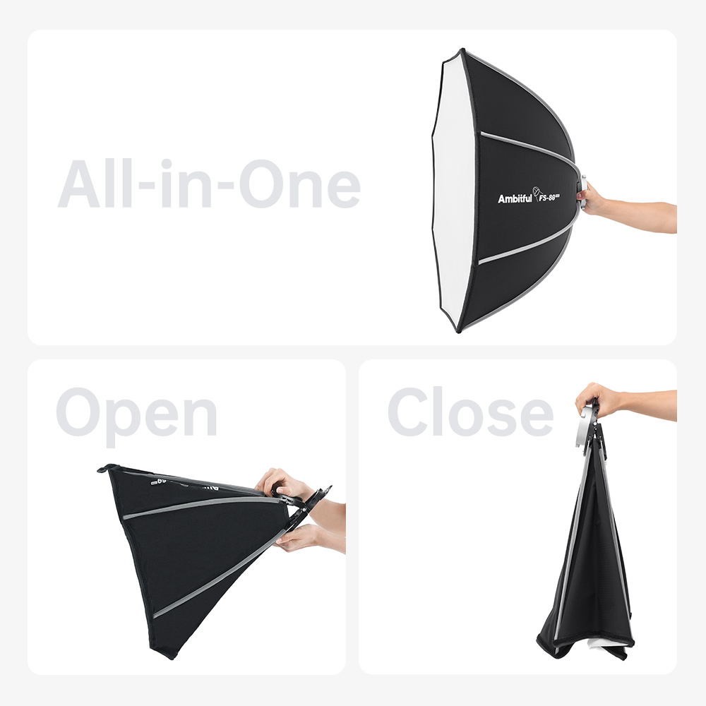 AMBITFUL FS60PROII Hızlı Kurul - Photography Studio Lighting Set Up incelemesi ve fiyatı