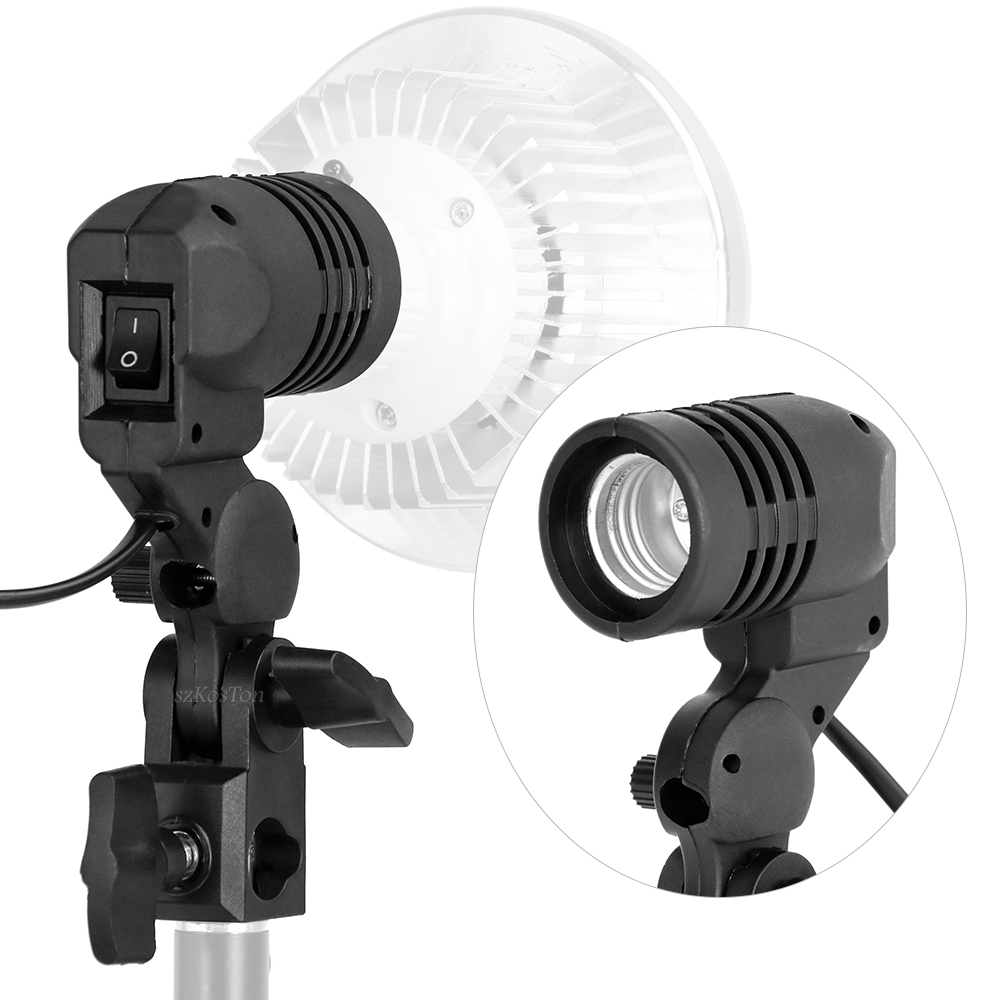 Tek Kafa Ampul Tutucu E27 Soke - Photography Umbrella Lighting Kit incelemesi ve fiyatı