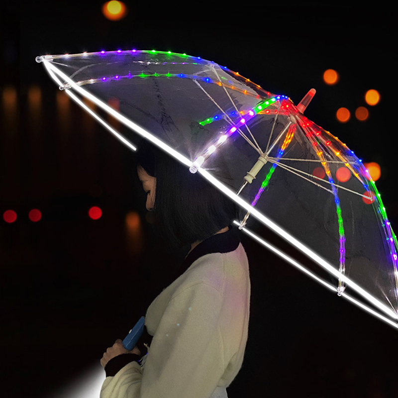 LED Işıklı Şeffaf Şemsiye Renk - Photography Umbrella Lighting Kit incelemesi ve fiyatı