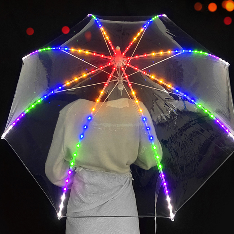 LED Işıklı Şeffaf Şemsiye Renk - Photography Umbrella Lighting Kit incelemesi ve fiyatı