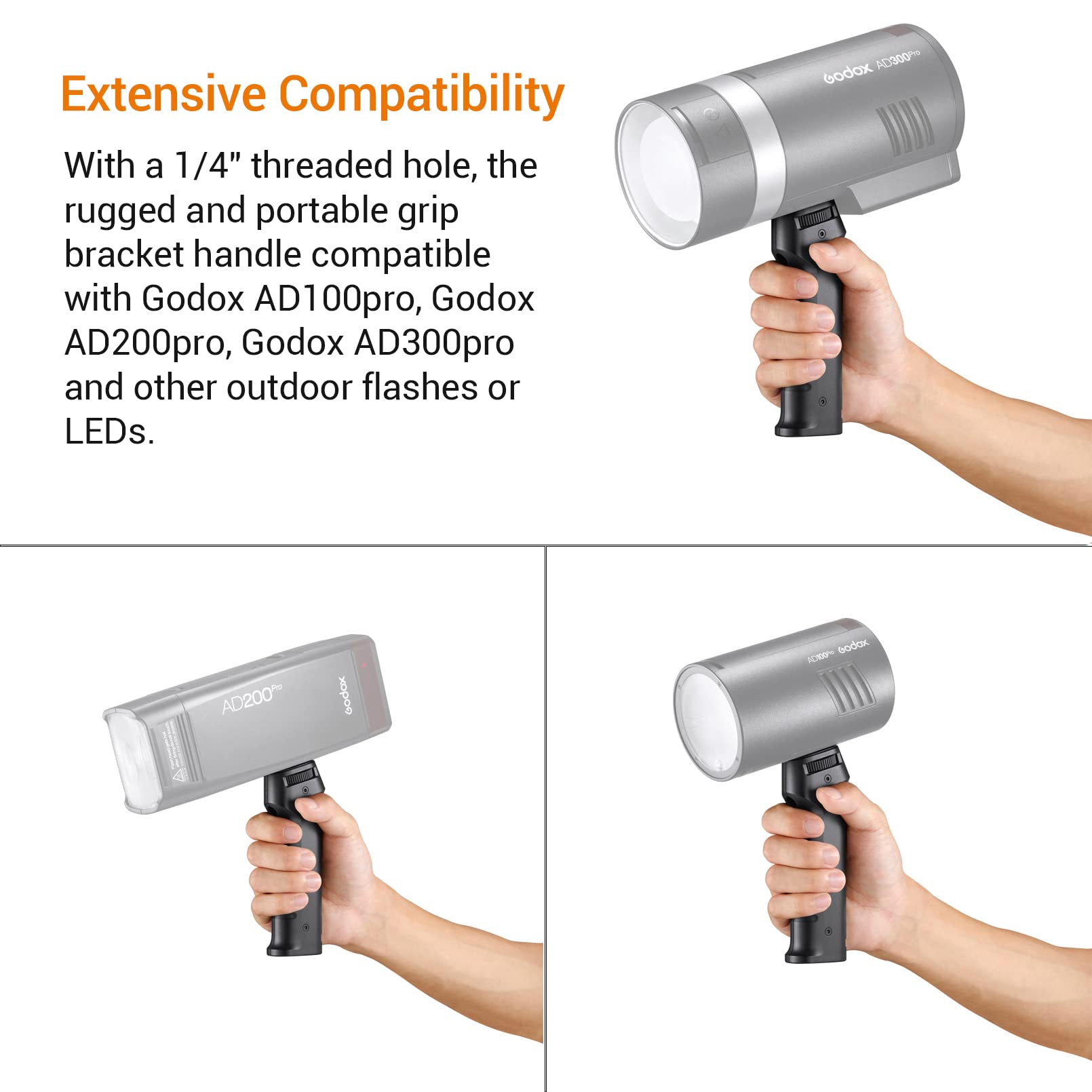 Godox FG-100 Flaş Tutucu Taşın - Photography Lighting Kit Godox incelemesi ve fiyatı