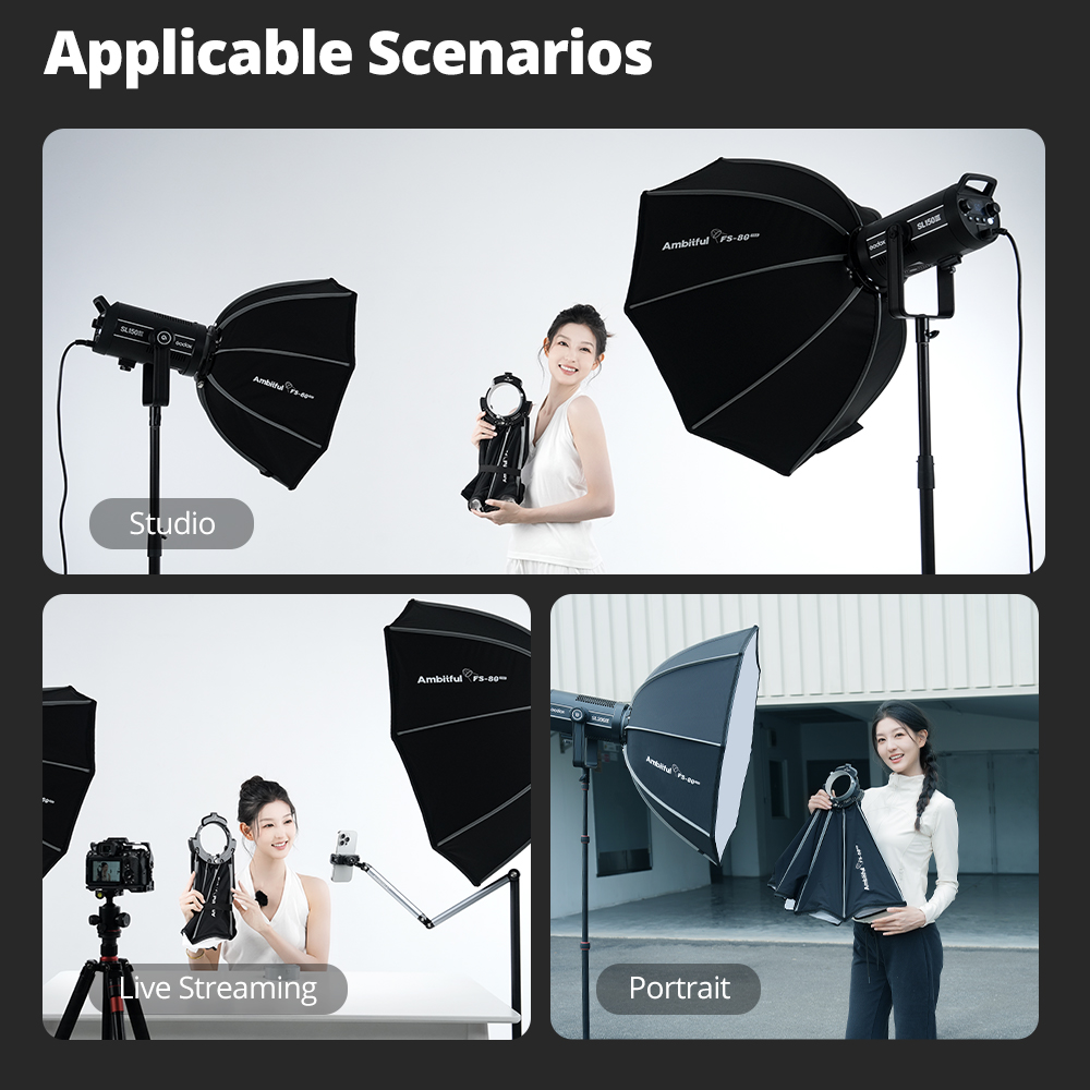 Ambitful FS80PRO Hızlı Kurulum - Photography Studio Lighting Set Up incelemesi ve fiyatı