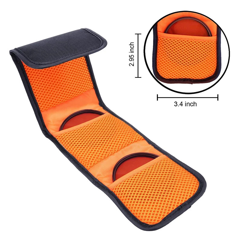 3 cepli çanta Lens filtre çant - Photography Lighting Equipment Bags incelemesi ve fiyatı