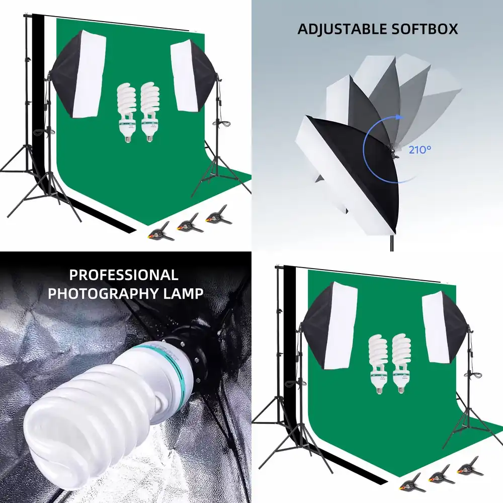 1 Fotoğraf Stüdyosu Ekipmanı 2 - Photography Lighting Kit Portable incelemesi ve fiyatı